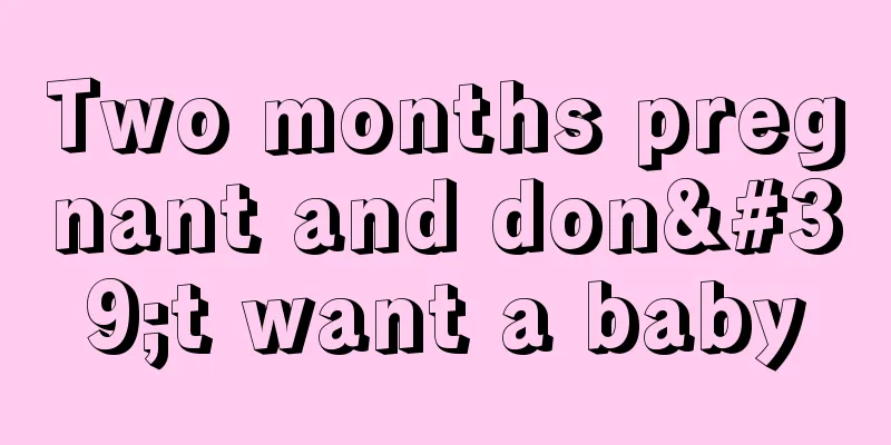 Two months pregnant and don't want a baby