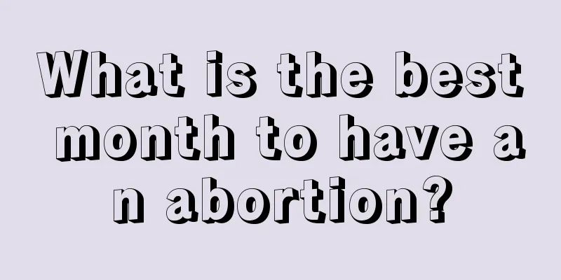 What is the best month to have an abortion?