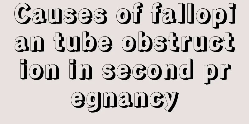 Causes of fallopian tube obstruction in second pregnancy