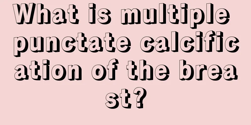 What is multiple punctate calcification of the breast?