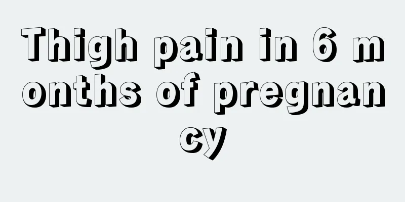 Thigh pain in 6 months of pregnancy