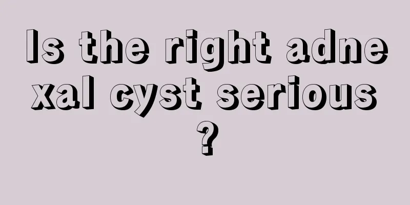 Is the right adnexal cyst serious?