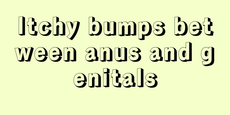 Itchy bumps between anus and genitals