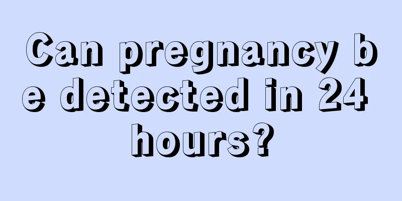 Can pregnancy be detected in 24 hours?