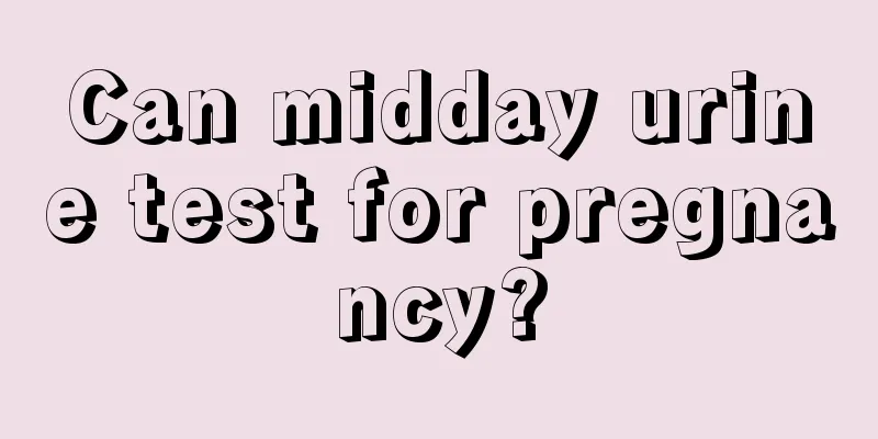 Can midday urine test for pregnancy?