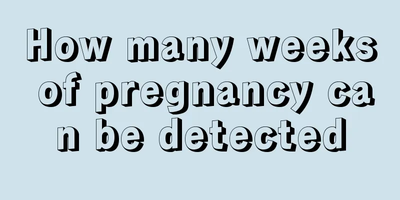 How many weeks of pregnancy can be detected