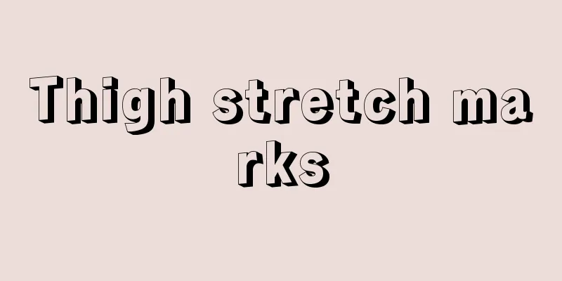 Thigh stretch marks