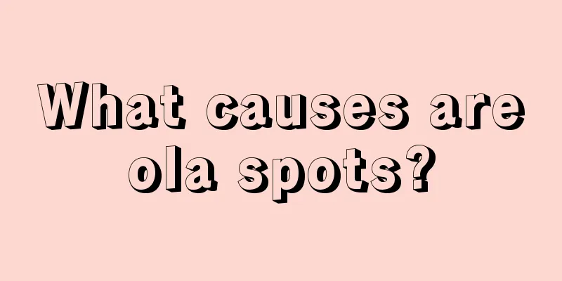 What causes areola spots?