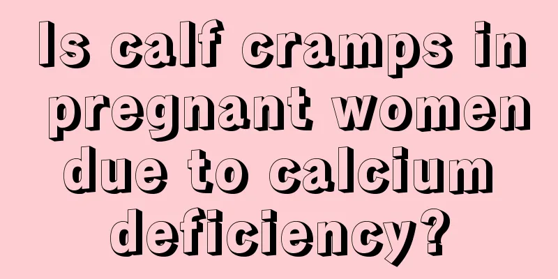 Is calf cramps in pregnant women due to calcium deficiency?