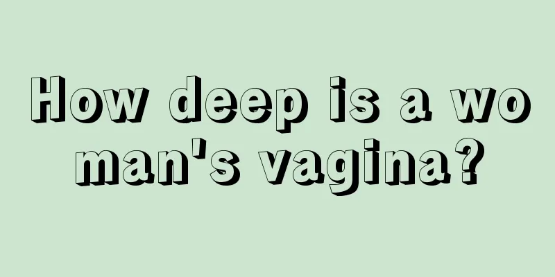 How deep is a woman's vagina?