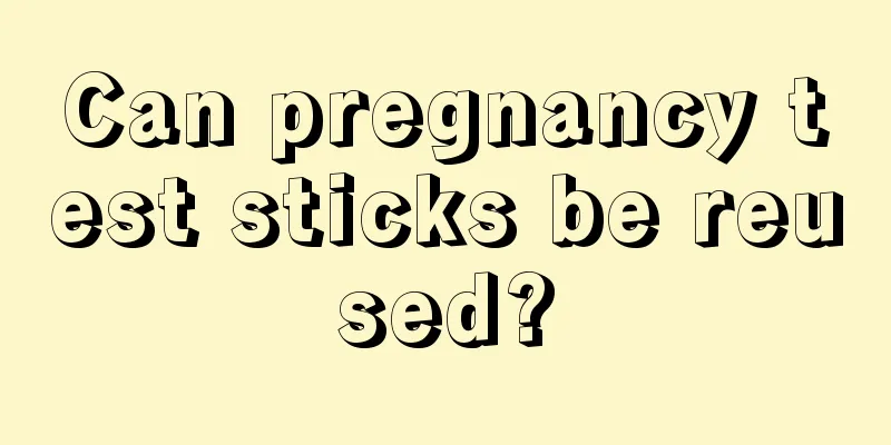 Can pregnancy test sticks be reused?