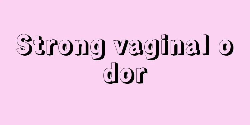 Strong vaginal odor