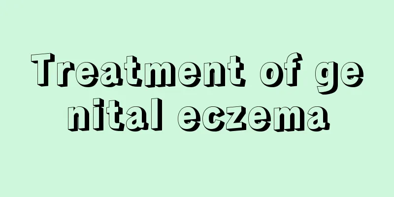 Treatment of genital eczema