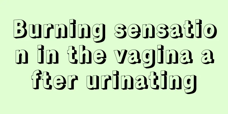 Burning sensation in the vagina after urinating