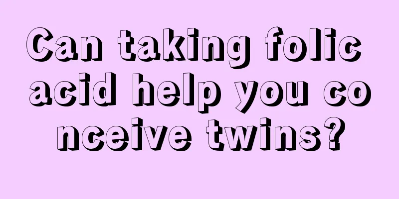 Can taking folic acid help you conceive twins?