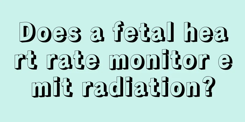 Does a fetal heart rate monitor emit radiation?