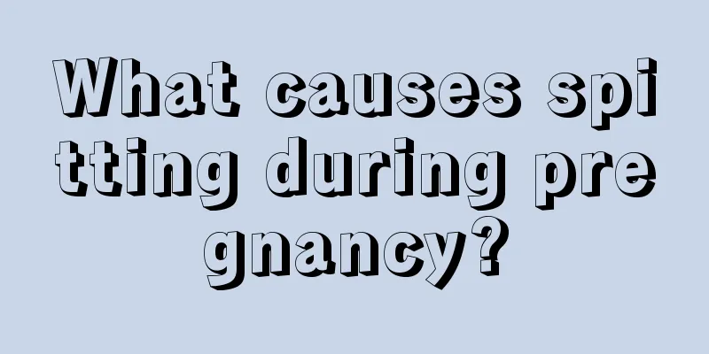 What causes spitting during pregnancy?