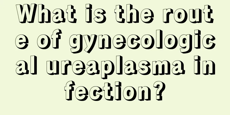 What is the route of gynecological ureaplasma infection?