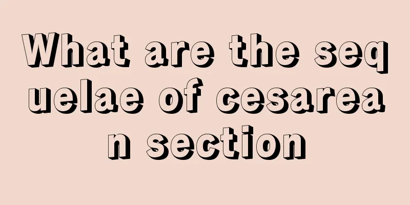 What are the sequelae of cesarean section