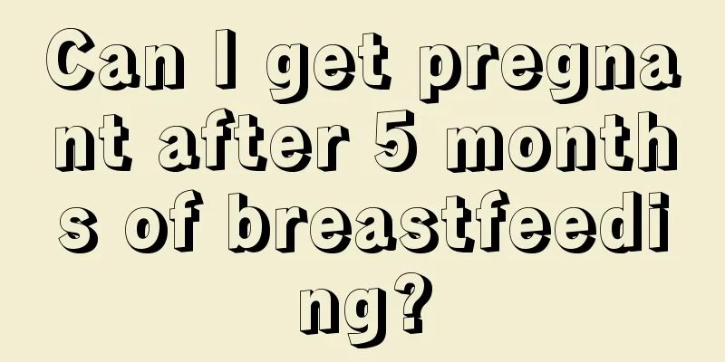 Can I get pregnant after 5 months of breastfeeding?