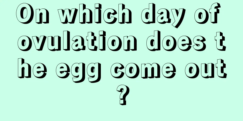 On which day of ovulation does the egg come out?