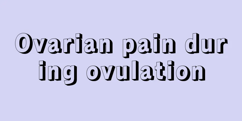 Ovarian pain during ovulation