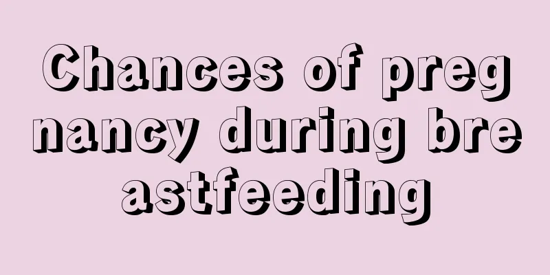 Chances of pregnancy during breastfeeding