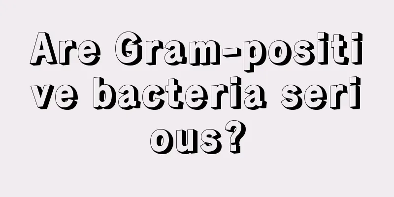 Are Gram-positive bacteria serious?