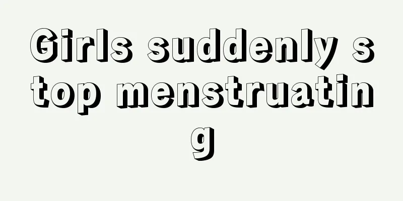 Girls suddenly stop menstruating