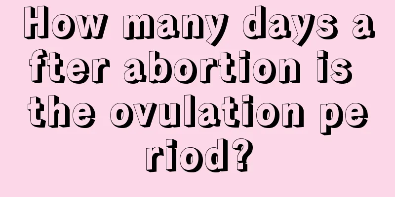 How many days after abortion is the ovulation period?