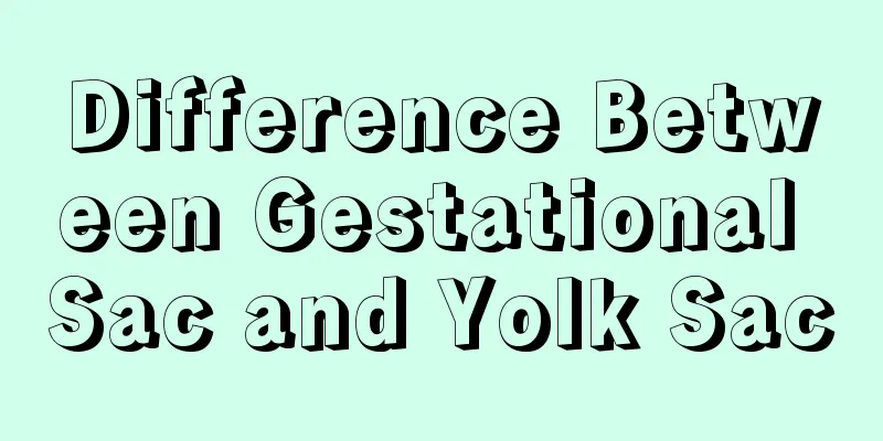 Difference Between Gestational Sac and Yolk Sac