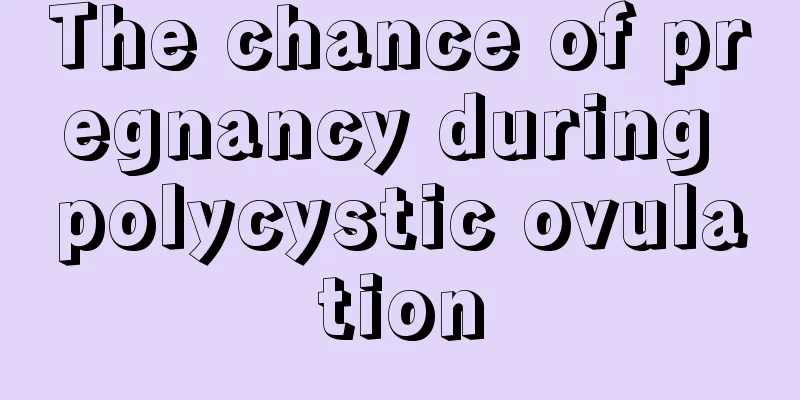 The chance of pregnancy during polycystic ovulation