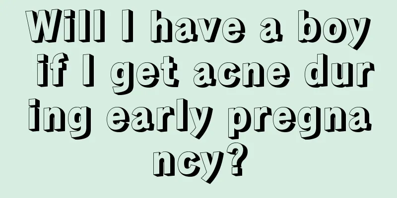 Will I have a boy if I get acne during early pregnancy?