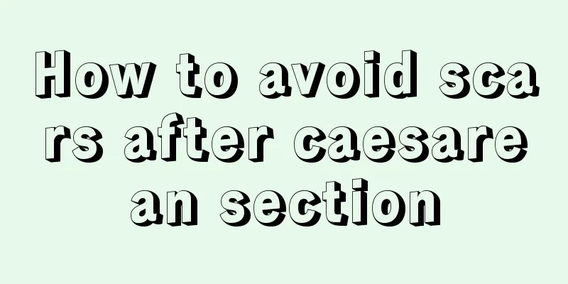 How to avoid scars after caesarean section