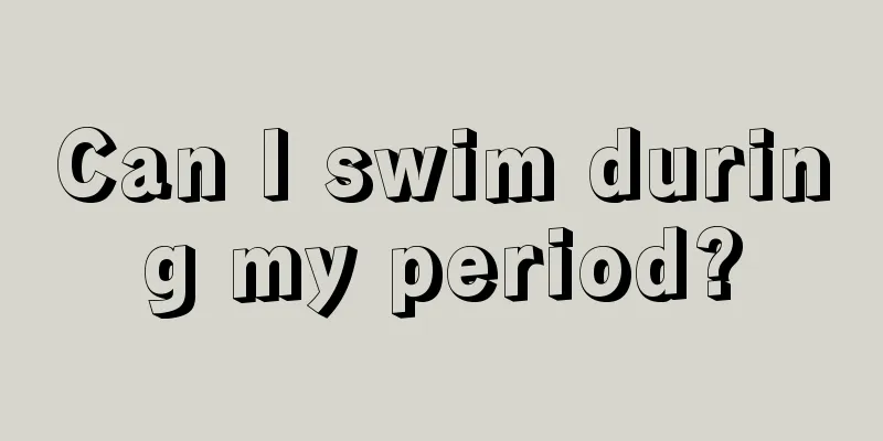 Can I swim during my period?