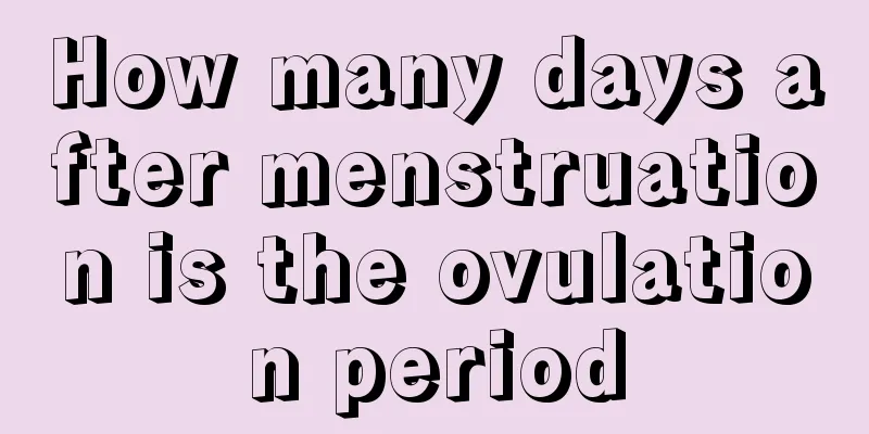 How many days after menstruation is the ovulation period