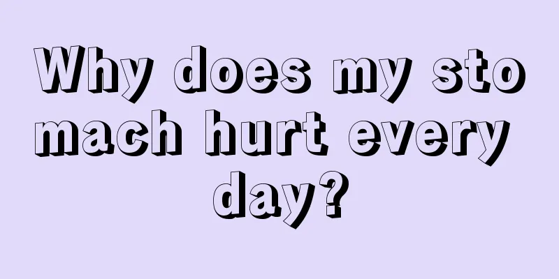 Why does my stomach hurt every day?