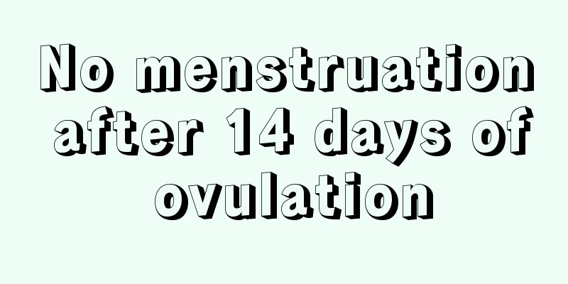 No menstruation after 14 days of ovulation