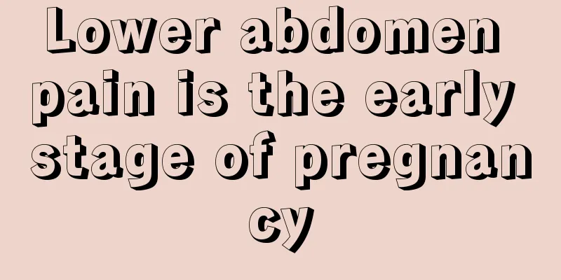 Lower abdomen pain is the early stage of pregnancy