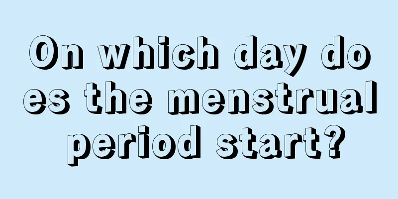 On which day does the menstrual period start?