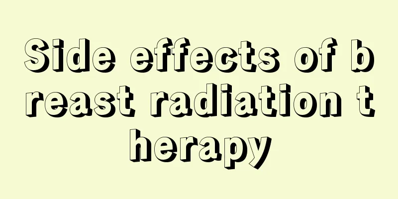 Side effects of breast radiation therapy