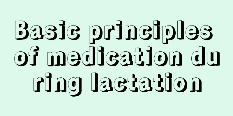 Basic principles of medication during lactation