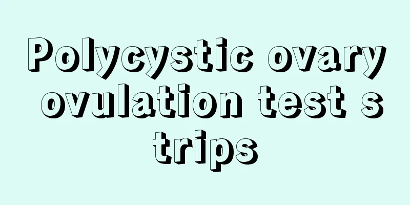 Polycystic ovary ovulation test strips