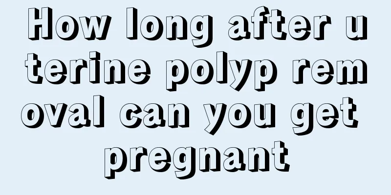 How long after uterine polyp removal can you get pregnant