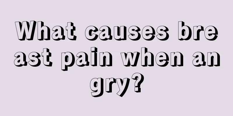 What causes breast pain when angry?