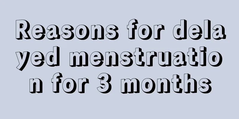 Reasons for delayed menstruation for 3 months