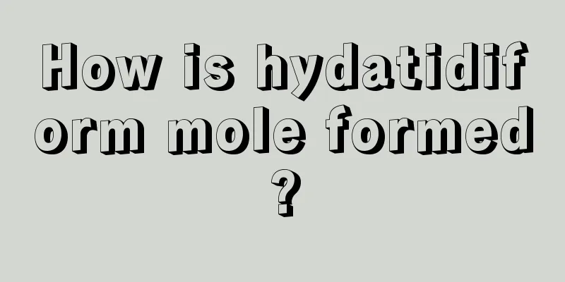 How is hydatidiform mole formed?