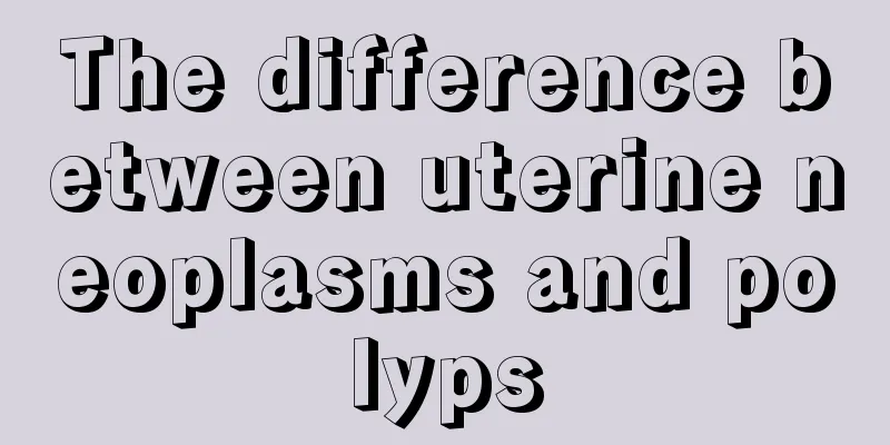 The difference between uterine neoplasms and polyps