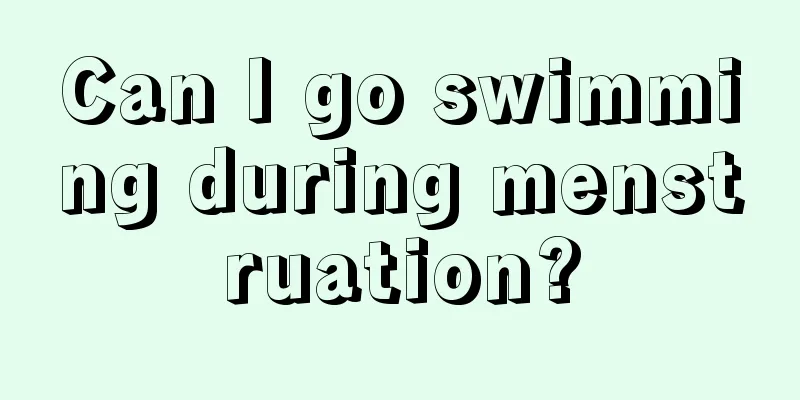 Can I go swimming during menstruation?