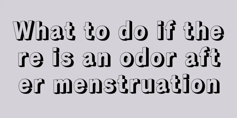 What to do if there is an odor after menstruation